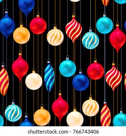 Seamless christmas decorations