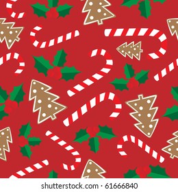 Seamless from Christmas elements