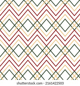 Seamless Christmas graphic pattern in the traditional colors of red and green. Great for printing on fabric and paper.