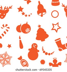 Seamless Christmas Holiday Pattern