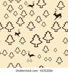 seamless Christmas illustration