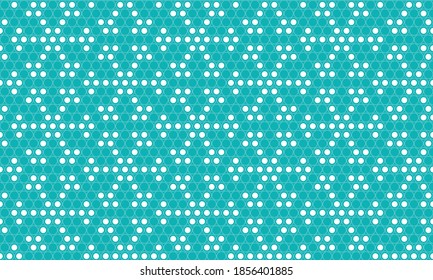 Nahtlose Weihnachten und neue Jahresmuster. Nahtlose Abstrakte Kreise Hintergrund mit Schneeflocken auf blauem Hintergrund. VektorWinterhintergrund für Gewebe, Textilien, Tapeten, Poster, Geschenkpapier