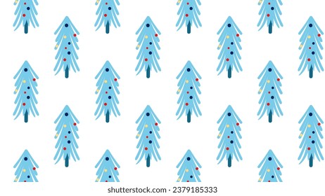 Seamless Christmas or New Year pattern, gift wrapping. Vector illustration
