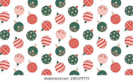 Seamless Christmas or New Year pattern, gift wrapping. Vector illustration