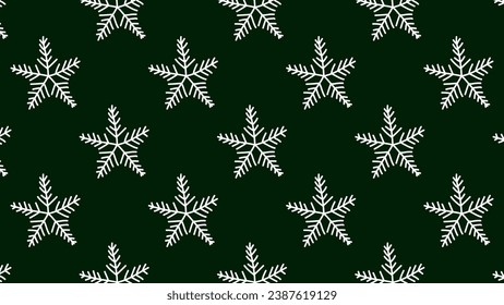 Patrón de Navidad o Año Nuevo sin problemas con copos de nieve. Papel de regalo o impresión de tela
