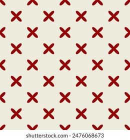 Seamless Christmas and New Year pattern geometrical repeated background for holidays. Wrap for gifts.