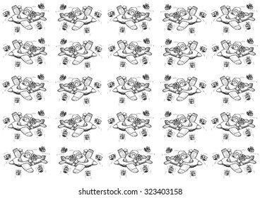 seamless Christmas pattern 