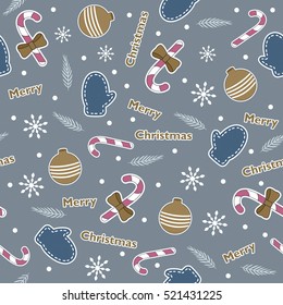 Seamless Christmas Pattern.
