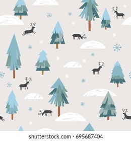 Seamless christmas pattern 