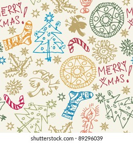 patrón navideño fluido