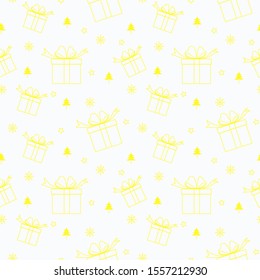 Seamless Christmas pattern. Background snowflake for textiles, fabrics, cotton fabric, covers, wallpaper, print, gift wrapping, postcard, scrapbooking.
