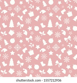 Seamless Christmas pattern. Background snowflake for textiles, fabrics, cotton fabric, covers, wallpaper, print, gift wrapping, postcard, scrapbooking.