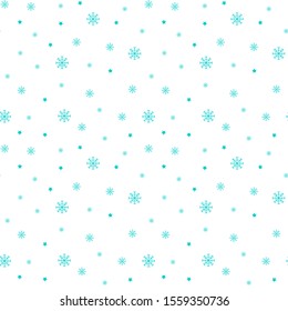 Seamless Christmas pattern. Background snowflake for textiles, fabrics, cotton fabric, covers, wallpaper, print, gift wrapping, postcard, scrapbooking.