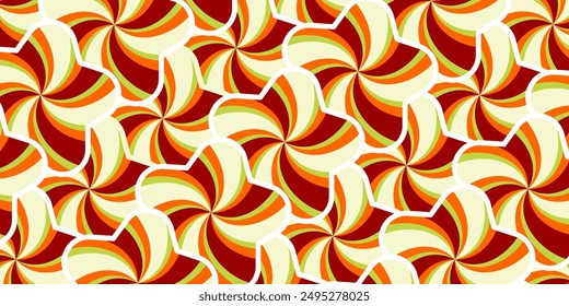 Seamless Christmas pattern background with star icons. Design for banner, poster, greeting card, social media