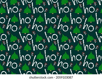 Seamless Christmas pattern for background,fabric,decoration,paper wrapping.vector illustration.vector design template.
