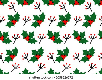 Seamless Christmas pattern for background,fabric,decoration,paper wrapping.vector illustration.vector design template.
