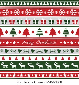 Seamless Christmas pattern for decoration.
