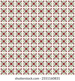 Seamless Christmas pattern design. Modern stylish pattern. Repeating geometric patterns from christmas elements.