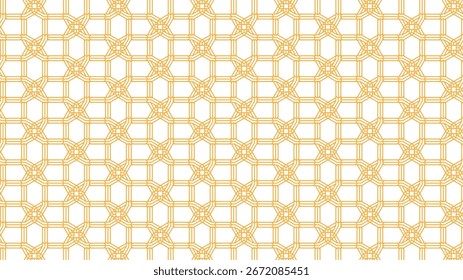 Patrón de Navidades sin fisuras con elegantes líneas de Vector dorado sobre fondo festivo oscuro, diseño abstracto de vacaciones de lujo. patrones sin fisuras Gráficos simples de Vector.