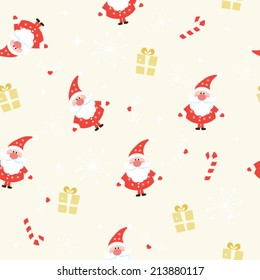 Seamless Christmas pattern. EPS 10 vector illustration