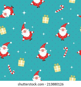 Seamless Christmas pattern. EPS 10 vector illustration