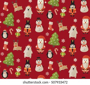 Seamless Christmas Pattern - Ideal Design for Gift Wrapping Paper or Decorative Wallpaper