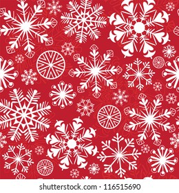 Seamless Christmas pattern. New year backgrounds with snowflake