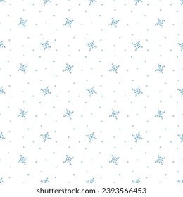 Seamless christmas pattern. New year background. Doodle illustration with christmas icons