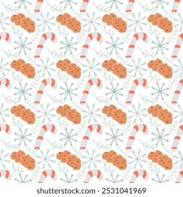 Seamless christmas pattern. New year background
