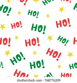Seamless Christmas pattern. New Year`s vector background. Nice illustrations for greeting cards, banners, wallpapers, kraft paper, textiles. Children's texture for decoration for the holiday, party.