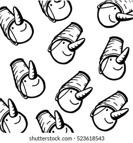 seamless Christmas pattern. Christmas ornament.