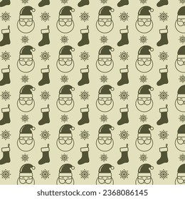 Seamless christmas pattern Perfect for wrapping paper vector illustration background