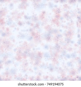 Seamless Christmas Pattern with Snowflakes