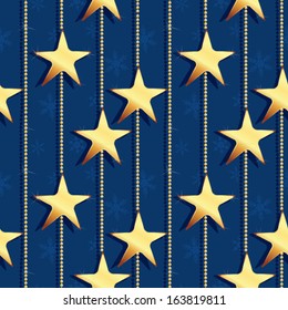 seamless  christmas  pattern with  stars