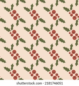 Seamless Christmas pattern. Christmas. Vector pattern.