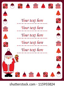 Seamless Christmas Pattern. Vector illustration