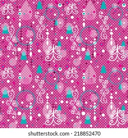 Seamless christmas pattern. vector illustration