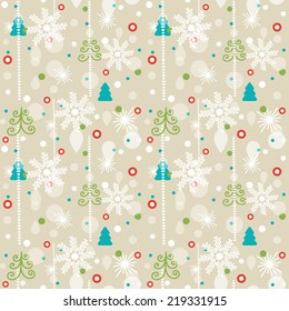 Seamless christmas pattern. vector illustration