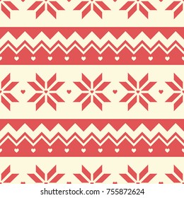 Seamless Christmas pattern. Vector illustration design