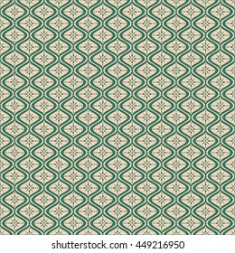 seamless christmas pattern in vintage style