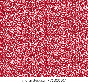 seamless christmas pattern from the word christmas and new year