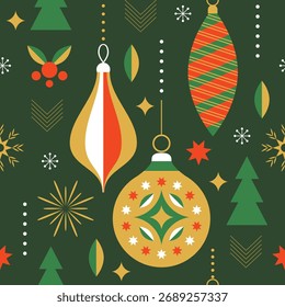 Padrão de Natal sem emenda, fundo xmas
