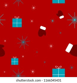 Seamless Christmas pattern. Xmas. Vector. Eps 10.