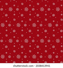 Seamless Christmas present pattern. Background snowflake for textiles, fabrics, cotton fabric, covers, wallpaper, print, gift wrapping, postcard, scrapbooking.