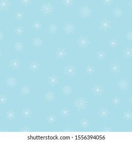 Seamless christmas snow flake pattern. Trendy vector wallpaper. Christmas backdrop. Modern abstract pattern with snowflakes for print design. Seasonal nature background. Modern vector illustration
