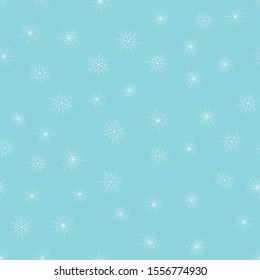 Seamless christmas snow flake pattern. Trendy vector wallpaper. Christmas backdrop. Modern abstract pattern with snowflakes for print design. Seasonal nature background. Modern vector illustration