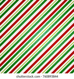 Seamless Christmas Stripe Pattern. Christmas backgrounds diagonal lines pattern.