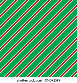 Seamless Christmas Stripe Pattern. Ideal for Christmas gift wrapping paper.