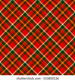 Seamless christmas tartan pattern