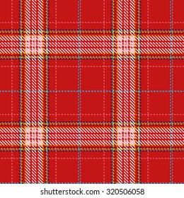 Seamless christmas tartan pattern for design. Stylish trend